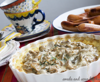 An Oven Omelette and Prinskorv Sausage Brunch