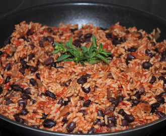 Black beans and rice