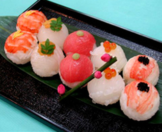 Temarizushi (Små boll sushi)