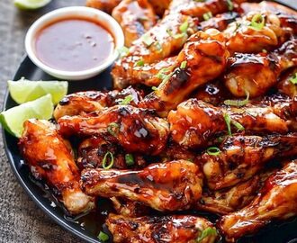 Sticky Thai Chicken Wings Recipe