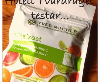 Hotell Tvärdraget testar... Yves Rocker Vitamin Godis.