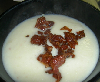 Blomkålssoppa med bacon