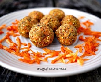 Raw Carrot Cake Bliss Balls