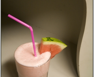 Vattenmelon milkshake