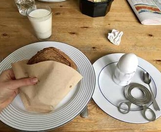 Pågen energi toast med kokt ägg