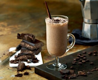 Mjölkdrink kaffe- och chokladchock