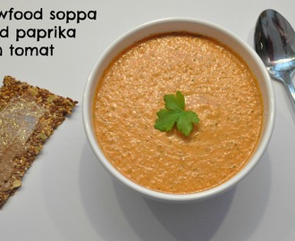 Cleanse: Rawfood soppa med paprika och tomat