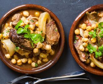 Spicy Lamb Stew with Chickpeas