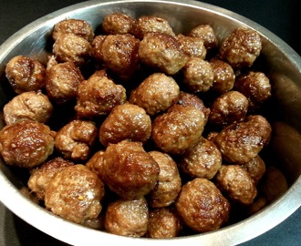 Lökiga Köttbullar i Brunsås - Recept