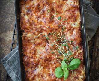 Mustig lasagne med linser