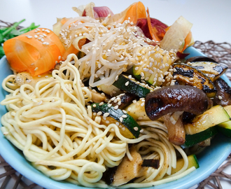 Warm Noodle Bowl Asian-style