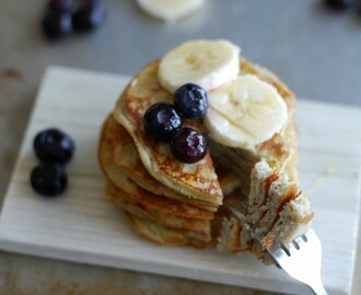 Coconut banana pancakes