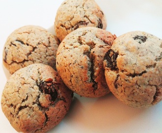 Biscotti al grano saraceno e uvetta