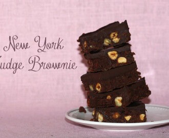 New York fudge brownie