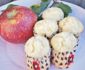 Muffins med äpple och citron