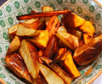 Roasted Potatoes & Carrots – Rostade Rotfrukter