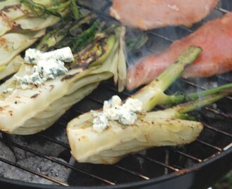 Grillad fänkål med ädelost