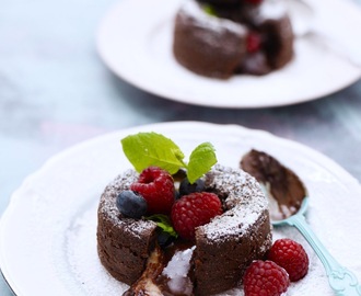 Chokladfondant med kola