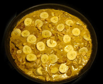 Fläskfilè africana med banan