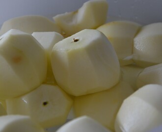 Äppelmos m smak av vanilj