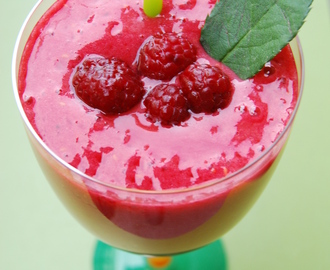 Nyttig Hallon smoothie