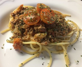 Köttfärsås med Spaghetti