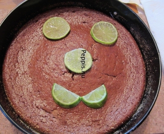 Limechokladkaka (Lime chocolate cake)