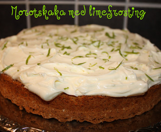 Morotskaka med Limefrosting