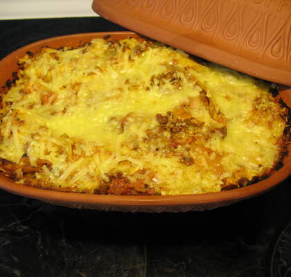 Lasagne i lergryta