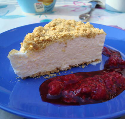 Frozen cheesecake