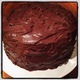høy mørk sjokoladekake