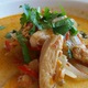 Thai kyllingsuppe med rød curry