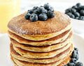 Blueberry Banana Almond Flour Pancakes