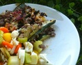 Riktigt höstmat: Squash-lasagne med inlagda grönsaker