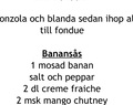 Banansås