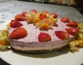 Blåbär/Hallon Pannacottacheesecake