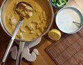 Chicken tikka masala och yoghurtdressing recept