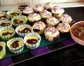 Chocolate Swirl Cheesecake Cupcakes & Mini Chocolate Swirl Cheesecake