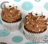choklad cupcakes med nougatfrosting
