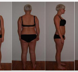före och efter bilder viktnedgång lchf