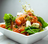 sallad vattenmelon rödlök