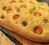 ohut focaccia leipä