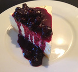 bagt cheesecake med creme fraiche