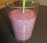 svarta vinbär smoothie