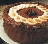 banan chokladtårta