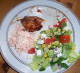 coleslaw med äpple morot