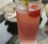 tranbärsjuice drink