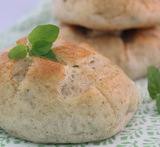 brød med oregano og salt