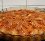 fedtfattig æbletærte med kanel