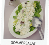 sommersalat med rygeost